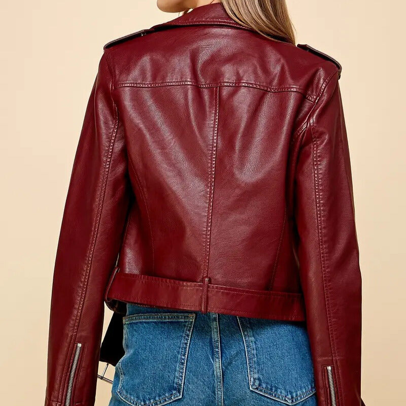 Sienna Vegan Leather Jacket