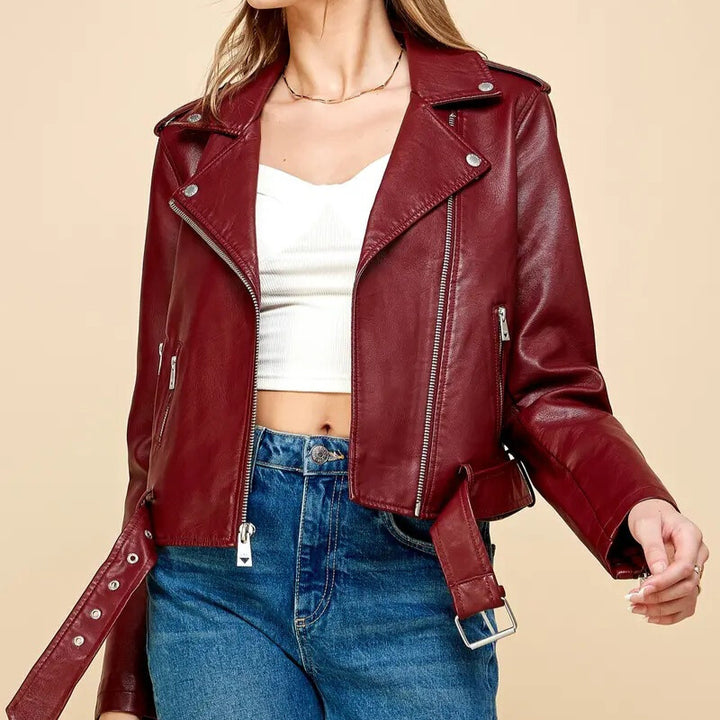 Sienna Vegan Leather Jacket