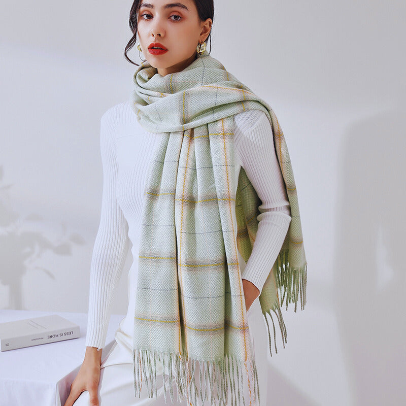 Francesca Plaid Scarf