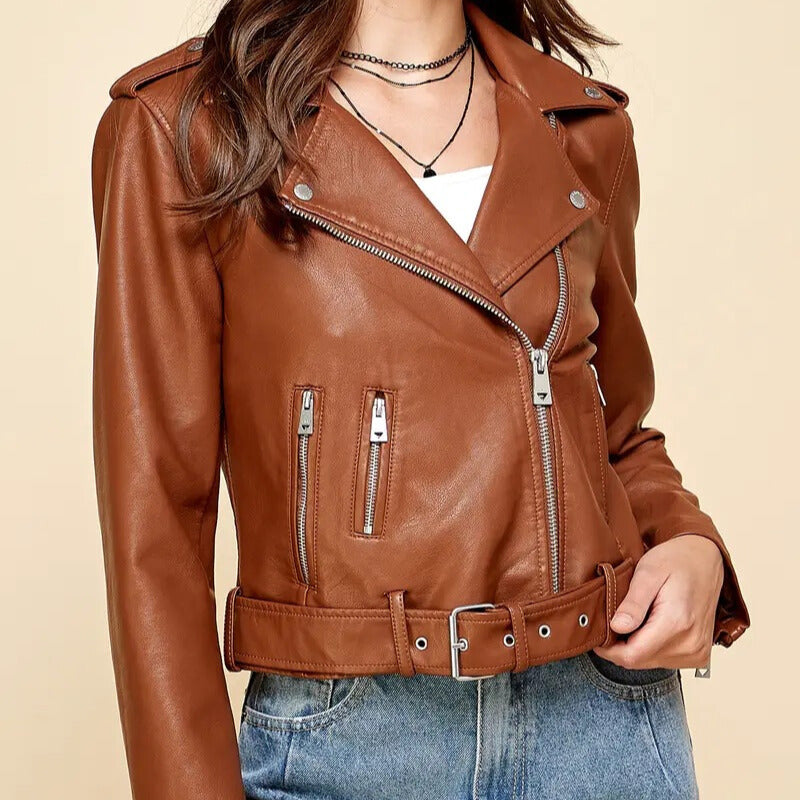 Sienna Vegan Leather Jacket