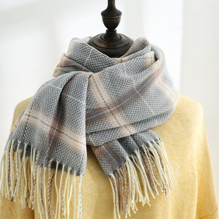 Francesca Plaid Scarf