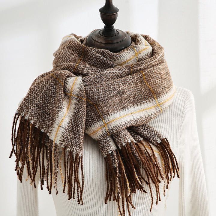 Francesca Plaid Scarf