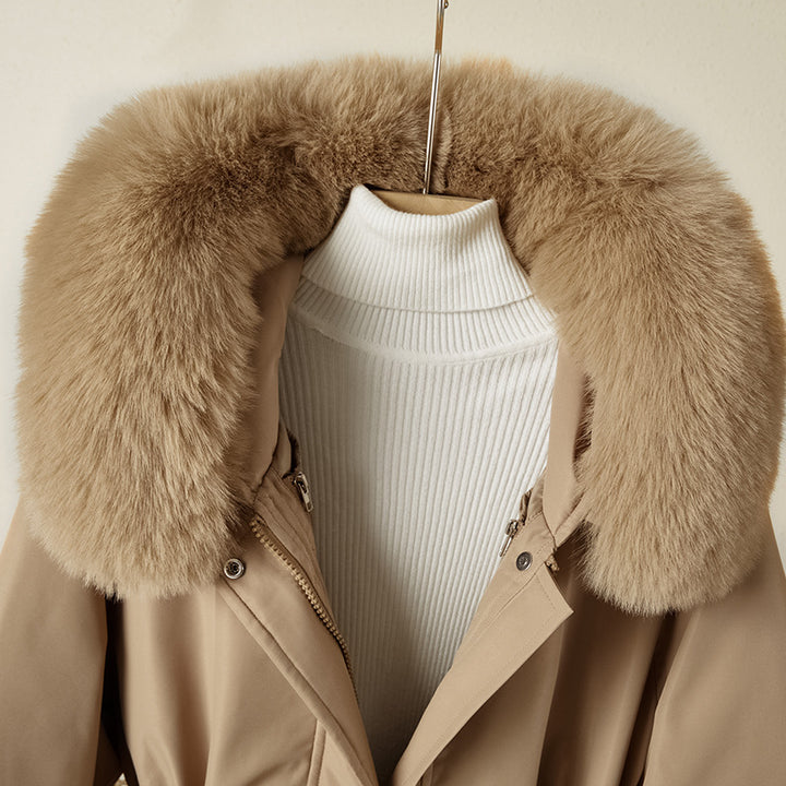 Cocoa Faux-Fur Lined Jacket