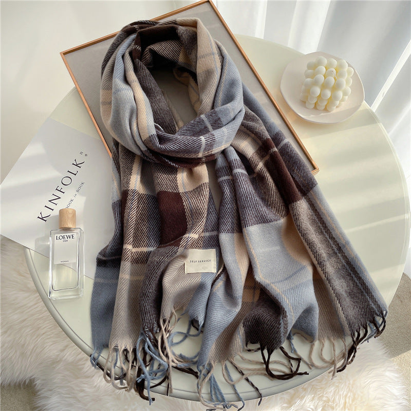 Marzana Plaid Scarf