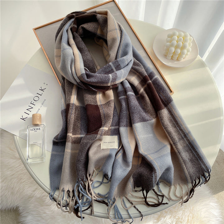 Marzana Plaid Scarf