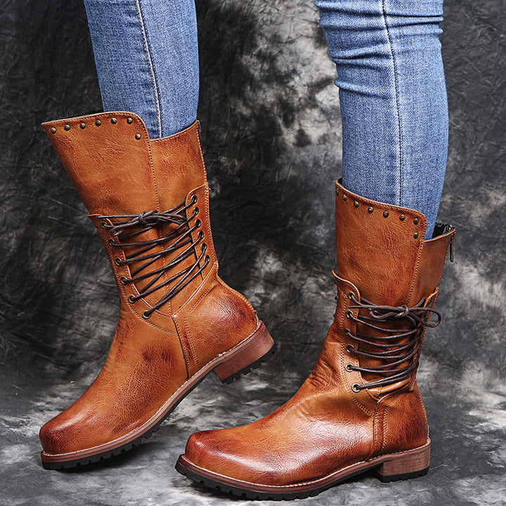 Valencia Vegan Leather Boots