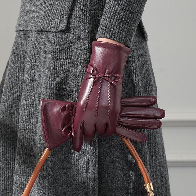 Roselle Leather Gloves