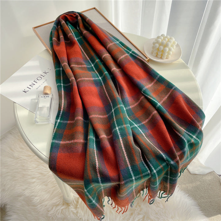 Marzana Plaid Scarf