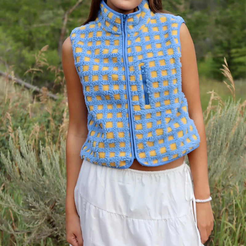 Avelin Checkered Vest