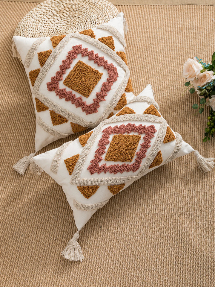 Multi-color Boho Pillow Cover