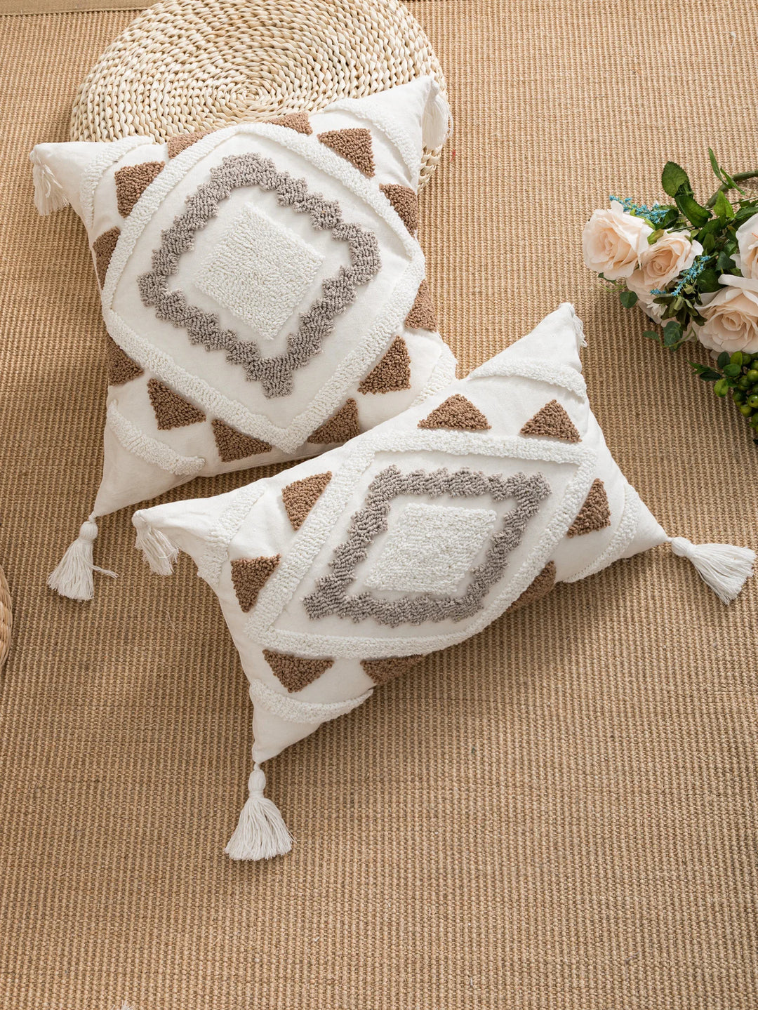 Multi-color Boho Pillow Cover