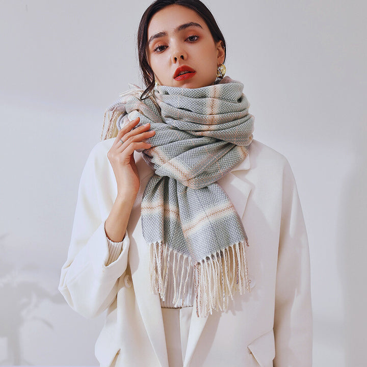 Francesca Plaid Scarf